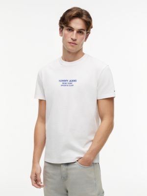 Tommy Jeans Sports Club Logo T-Shirt, Ecru