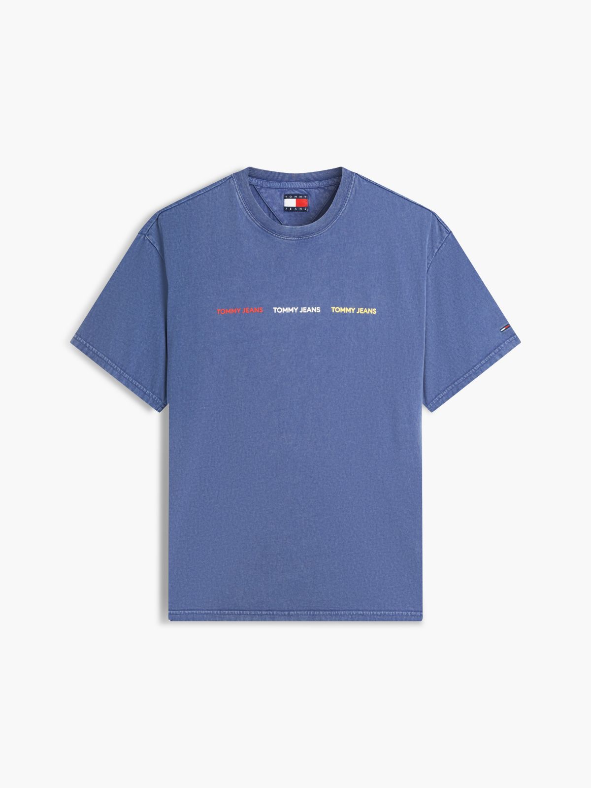 Tommy Jeans Repeat Logo T-Shirt — Blue Storm