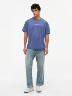 Tommy Jeans Repeat Logo T-Shirt — Blue Storm 2