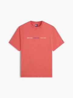 Tommy Jeans Repeat Logo T-Shirt — Anthem Red 5
