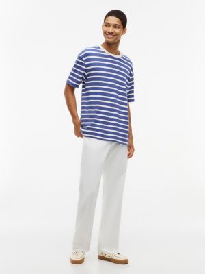 Мужские футболки Tommy Hilfiger Tommy Jeans Relaxed Fit Striped T-Shirt — фото 2