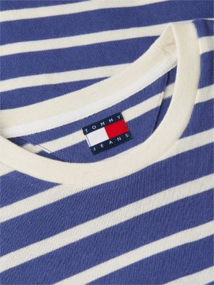 Мужские футболки Tommy Hilfiger Tommy Jeans Relaxed Fit Striped T-Shirt — фото 6