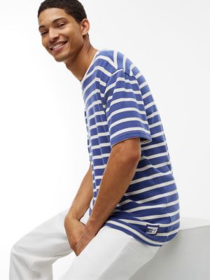 Мужские футболки Tommy Hilfiger Tommy Jeans Relaxed Fit Striped T-Shirt — фото 3
