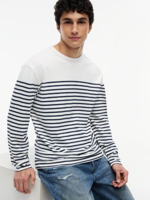 Мужские футболки Tommy Hilfiger Tommy Jeans Breton Stripe T-Shirt — фото 3