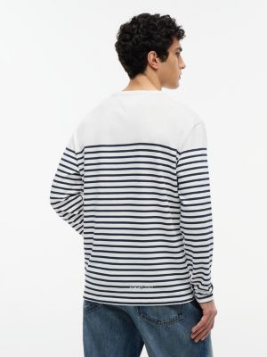 Мужские футболки Tommy Hilfiger Tommy Jeans Breton Stripe T-Shirt — фото 4