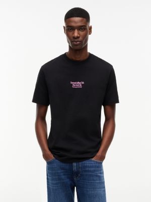 Tommy Jeans Back Sailing Graphic T-Shirt, Black