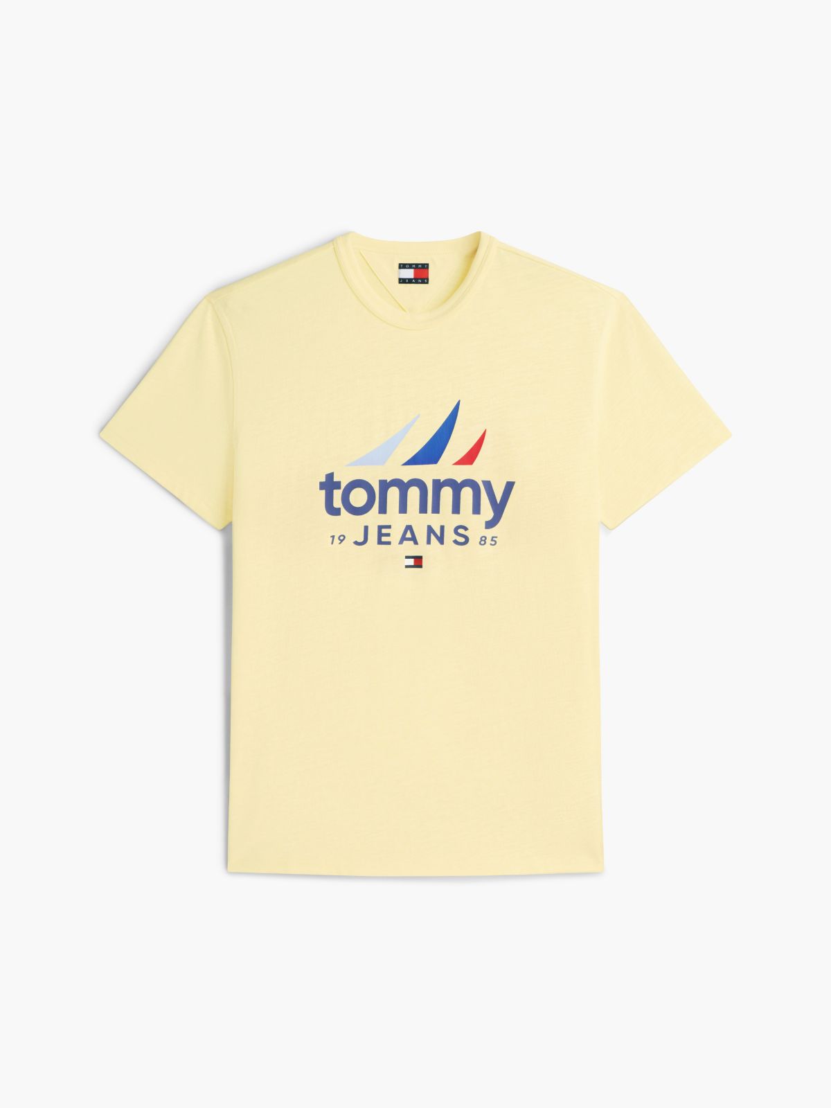 Tommy Jeans Sailing Logo T-Shirt — Citronella