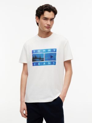 Tommy Jeans Photo Graphic T-Shirt, Ancient White