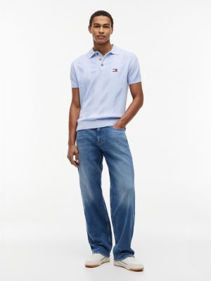 Мужские джинсы Tommy Hilfiger Tommy Jeans Short-Sleeve Sweater Polo — фото 2