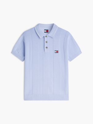 Мужские джинсы Tommy Hilfiger Tommy Jeans Short-Sleeve Sweater Polo — фото 5