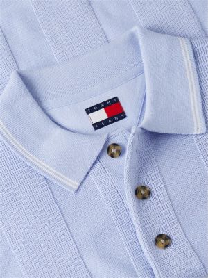 Мужские джинсы Tommy Hilfiger Tommy Jeans Short-Sleeve Sweater Polo — фото 6