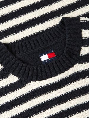 Мужские джинсы Tommy Hilfiger Tommy Jeans Striped Boucle Sweater — фото 6