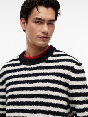 Мужские джинсы Tommy Hilfiger Tommy Jeans Striped Boucle Sweater — фото 3