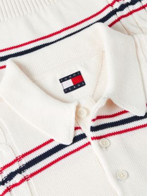 Мужские джинсы Tommy Hilfiger Tommy Jeans Cable Knit Sweater Polo — фото 6