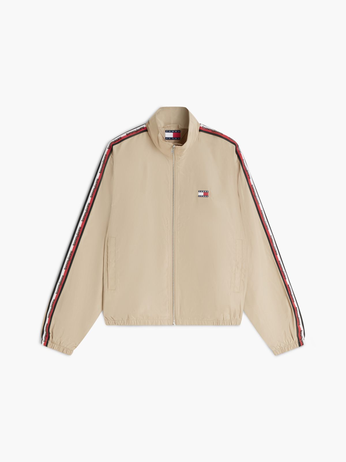 Tommy Jeans Logo Tape Zip Jacket — Gentle Gold