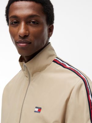 Мужские куртки Tommy Hilfiger Tommy Jeans Logo Tape Zip Jacket — фото 4