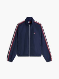 Tommy Jeans Logo Tape Zip Jacket — Navy 5