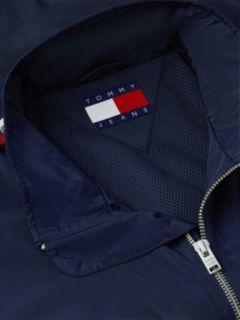 Tommy Jeans Logo Tape Zip Jacket — Navy 6