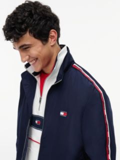 Tommy Jeans Logo Tape Zip Jacket — Navy 3