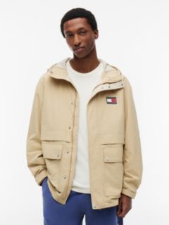 Tommy Jeans Flag Colorblock Windbreaker — Beige 1