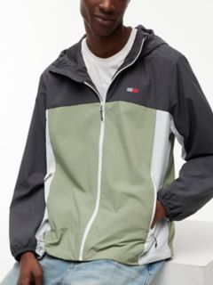 Tommy Jeans Packable Chicago Windbreaker — Spring Olive Multi 3