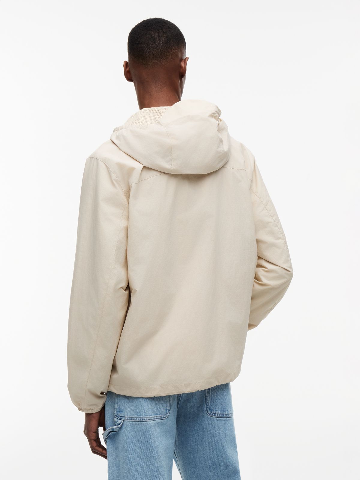 Tommy Jeans Packable Chicago Windbreaker — Classic Beige