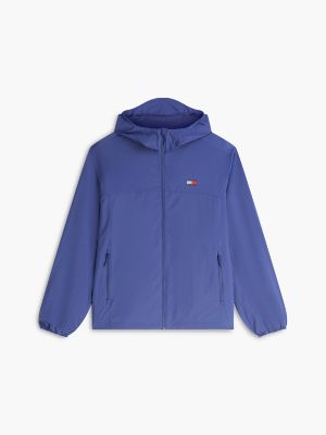 Мужская куртка Tommy Jeans Packable Chicago Windbreaker, цвет: Синий — фото 6