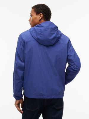 Мужская куртка Tommy Jeans Packable Chicago Windbreaker, цвет: Синий — фото 5