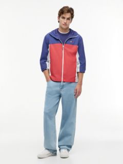 Tommy Jeans Packable Chicago Windbreaker — Anthem Red Multi 2