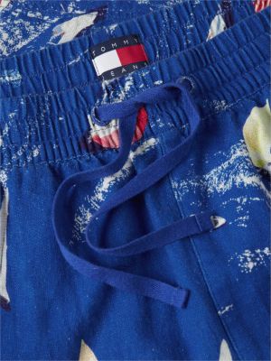 Мужские джинсы Tommy Hilfiger Tommy Jeans Sailboat Print Beach Short — фото 6