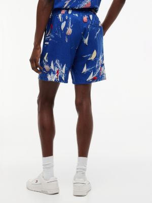 Мужские джинсы Tommy Hilfiger Tommy Jeans Sailboat Print Beach Short — фото 4