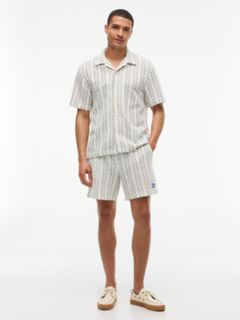 Tommy Jeans Open Weave Beach Short — Spring Olive 2