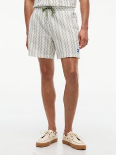 Tommy Jeans Open Weave Beach Short — Spring Olive 1