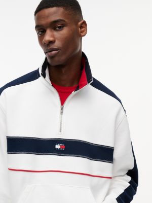 Мужские джинсы Tommy Hilfiger Tommy Jeans Colorblock Quarter-Zip — фото 3