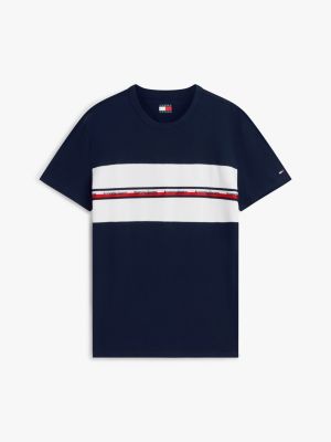 Мужские футболки Tommy Hilfiger Tommy Jeans Signature Logo Tape T-Shirt — фото 5