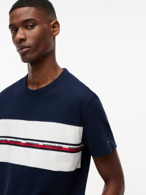 Мужские футболки Tommy Hilfiger Tommy Jeans Signature Logo Tape T-Shirt — фото 3