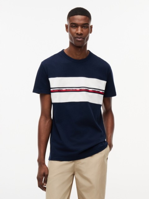 Мужские футболки Tommy Hilfiger Tommy Jeans Signature Logo Tape T-Shirt