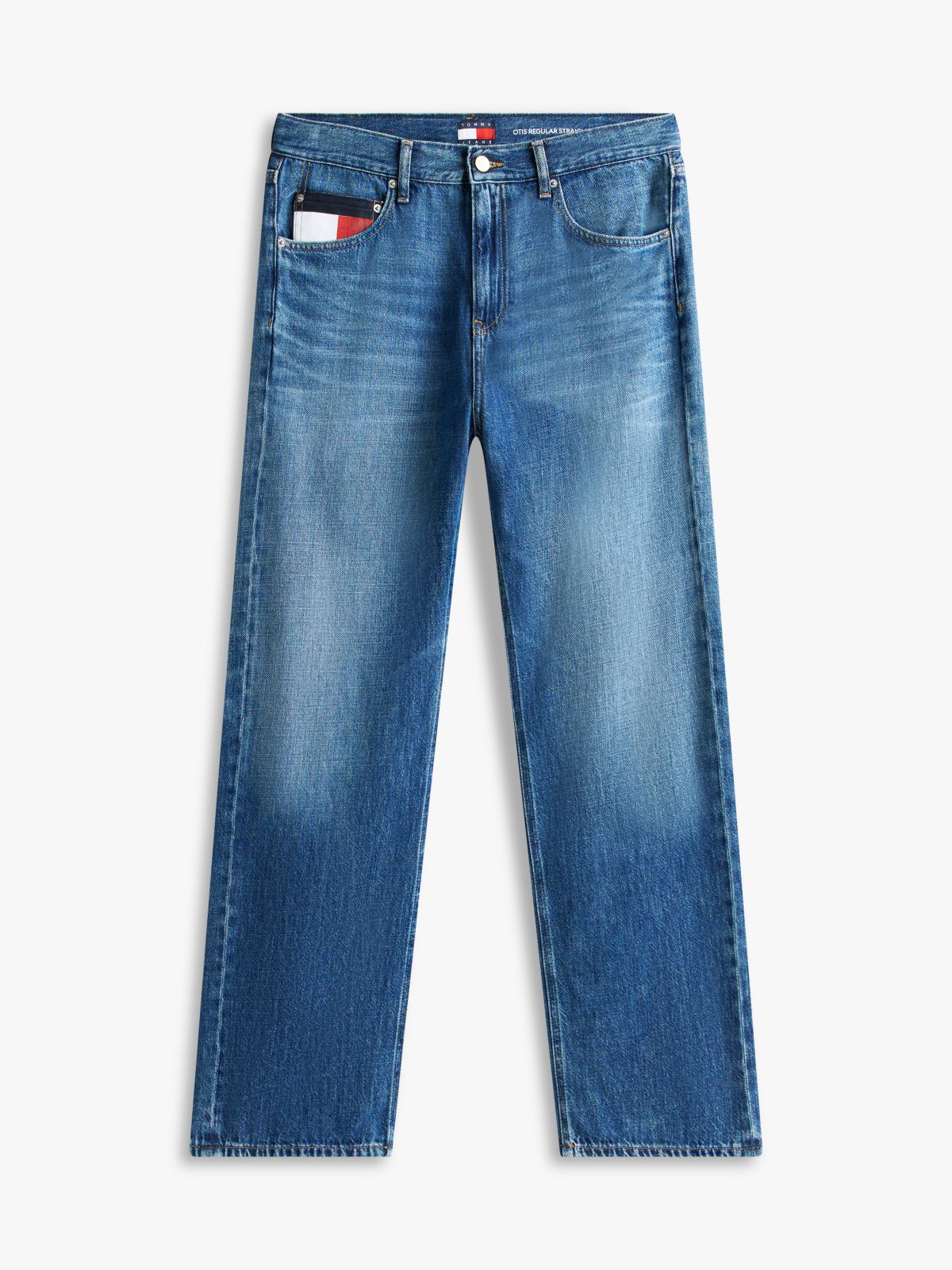 Tommy Jeans High-Rise Loose Jean — Dark Wash Denim