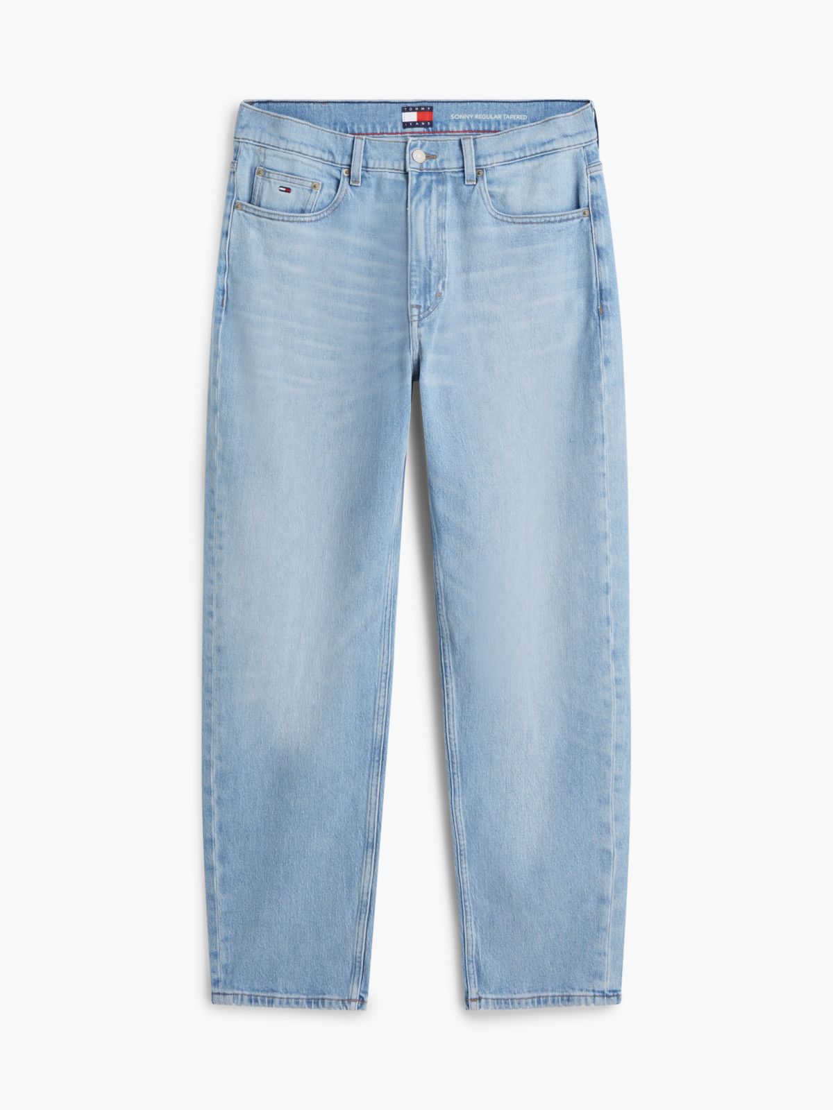 Tommy Jeans Tapered Straight Jean — Light Wash Denim