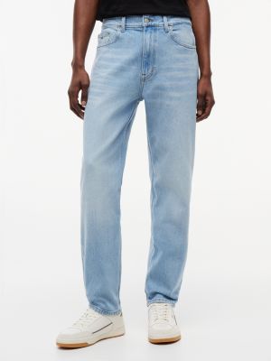 Tommy Jeans Tapered Straight Jean, Light Wash Denim
