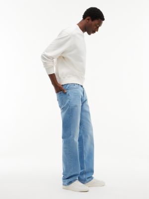 Мужские джинсы Tommy Jeans Loose Jean, цвет: Светлая варка джинсовый — фото 3