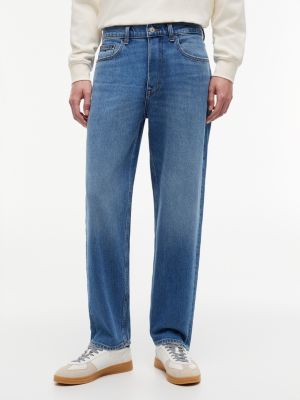 Tommy Jeans Tapered Straight Jean, Medium Wash Denim