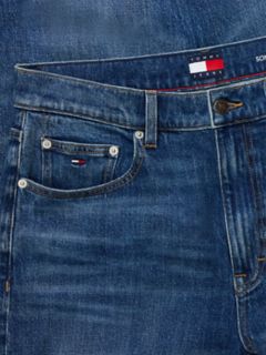 Tommy Jeans Tapered Straight Jean — Dark Wash Denim 9