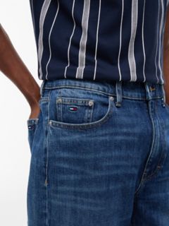 Tommy Jeans Tapered Straight Jean — Dark Wash Denim 4