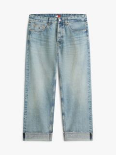 Tommy Jeans Selvedge Loose Jean — Light Wash Denim 5