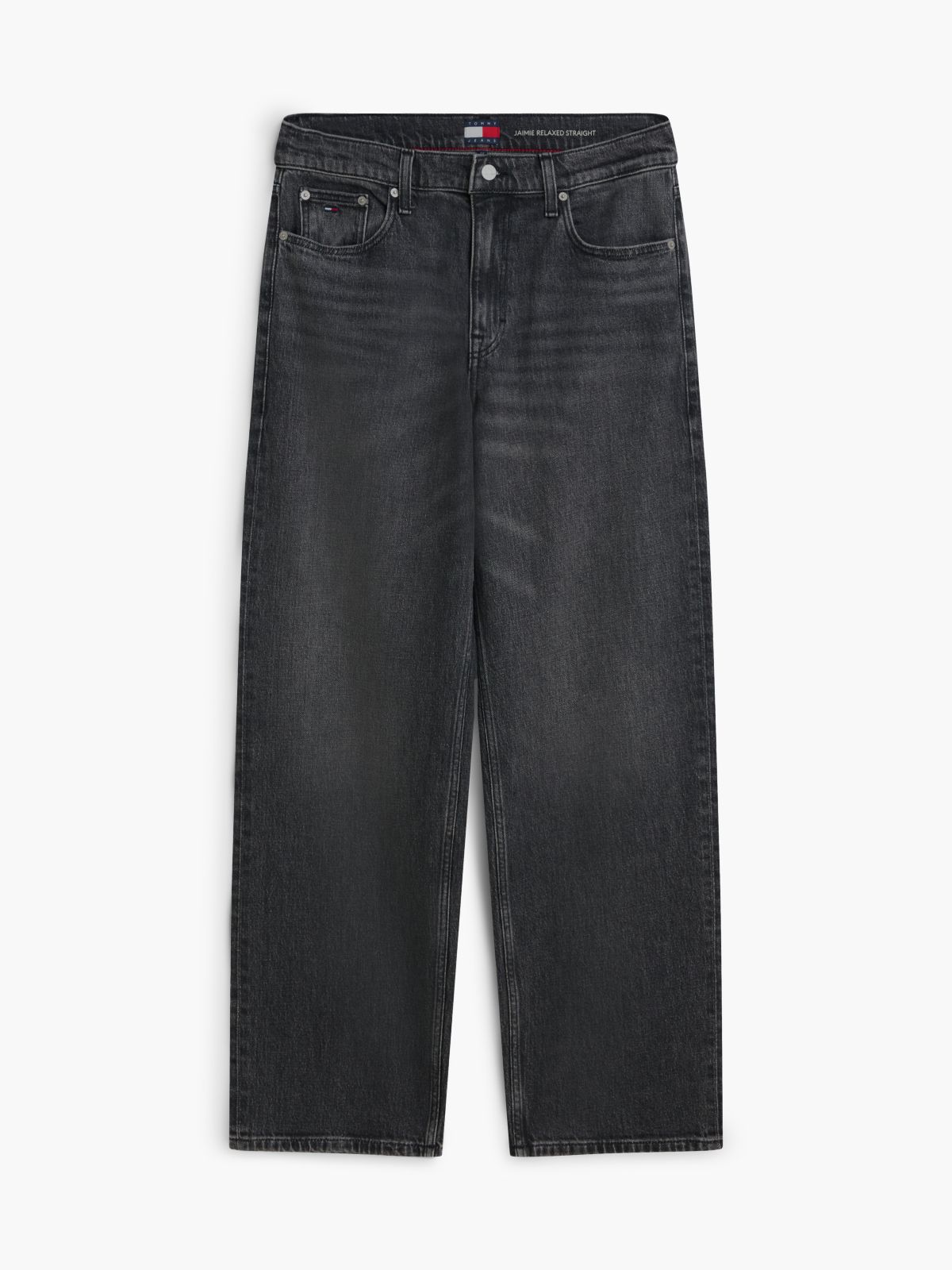 Tommy Jeans Relaxed Straight Jean — Denim Black