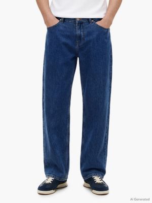 Tommy Jeans Relaxed Straight Jean, Medium Wash Denim