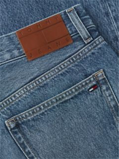 Tommy Jeans Distressed Straight Jean — Medium Wash Denim 7