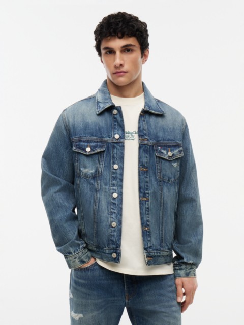Женские куртки Tommy Hilfiger Tommy Jeans Distressed Denim Jacket