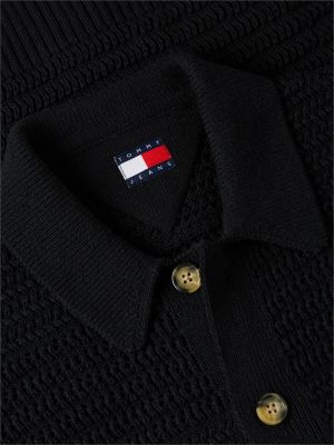 Мужские кардиганы Tommy Hilfiger Tommy Jeans Crochet Shirt Cardigan — фото 6